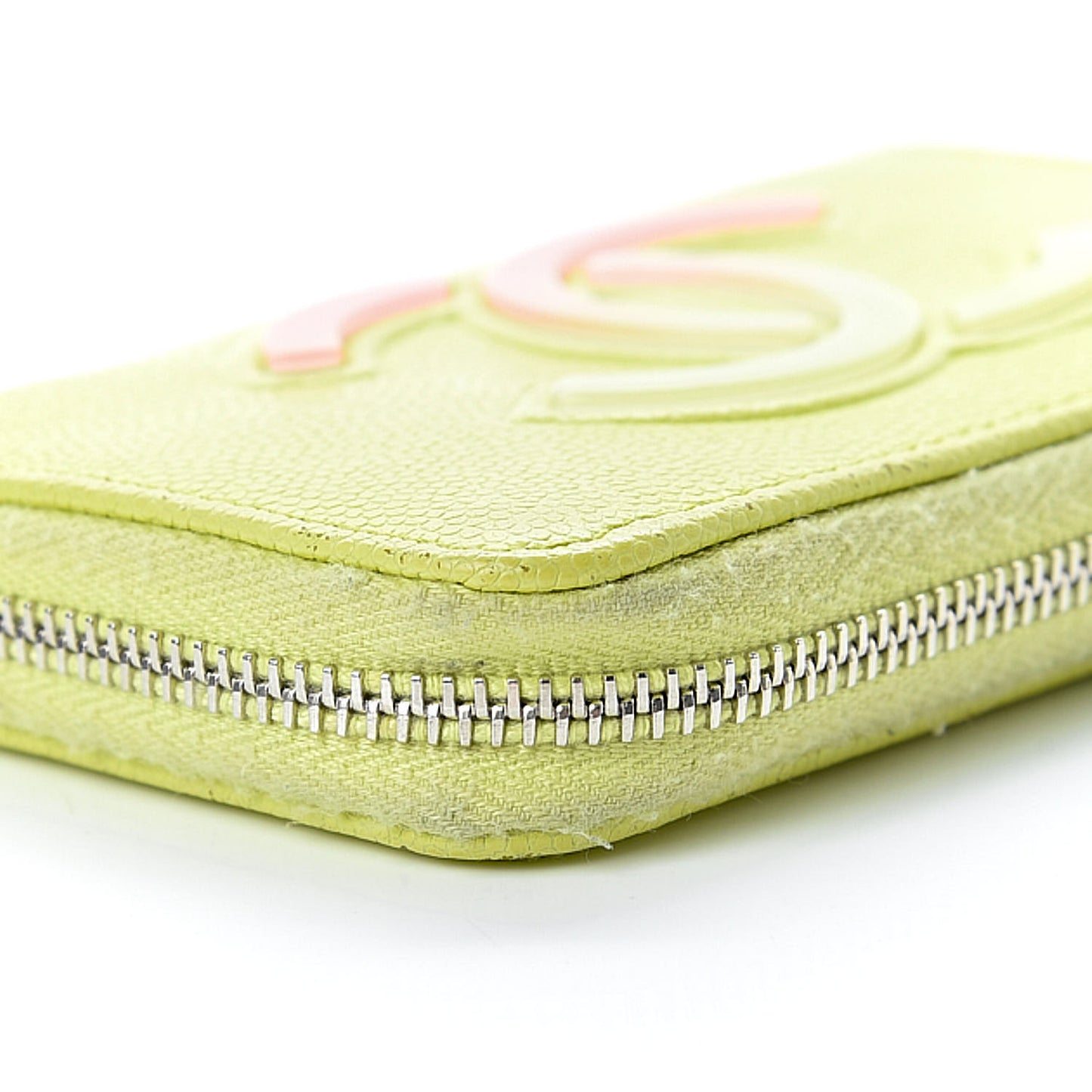 Caviar Key Holder Case Light Pink Light Green