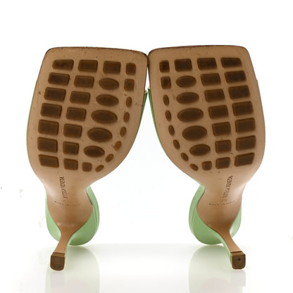 Bottega Veneta Lambskin Stretch Mule Sandals 36 Pistachio 6 of 8