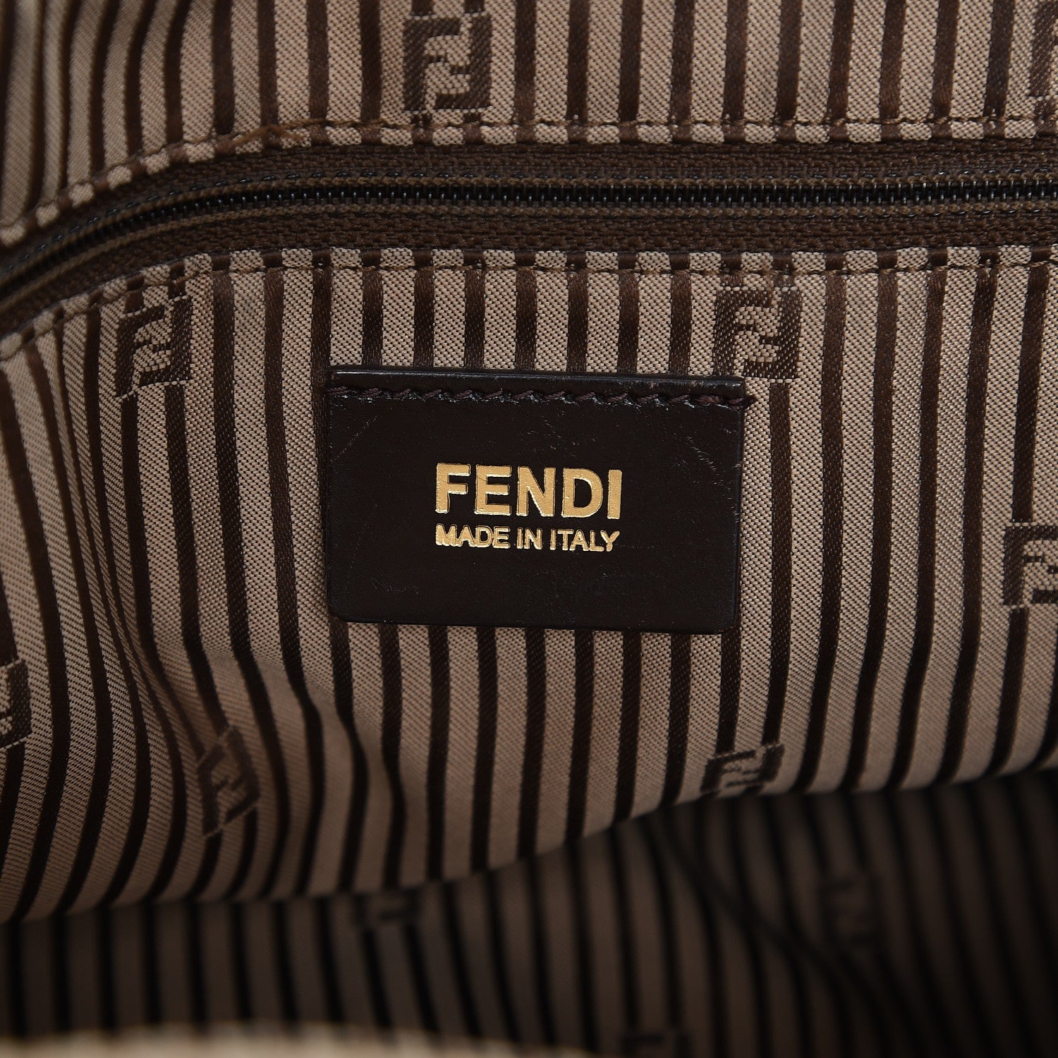 Fendi Vitello Elite Chameleon Shopper Tote Black 6 of 21