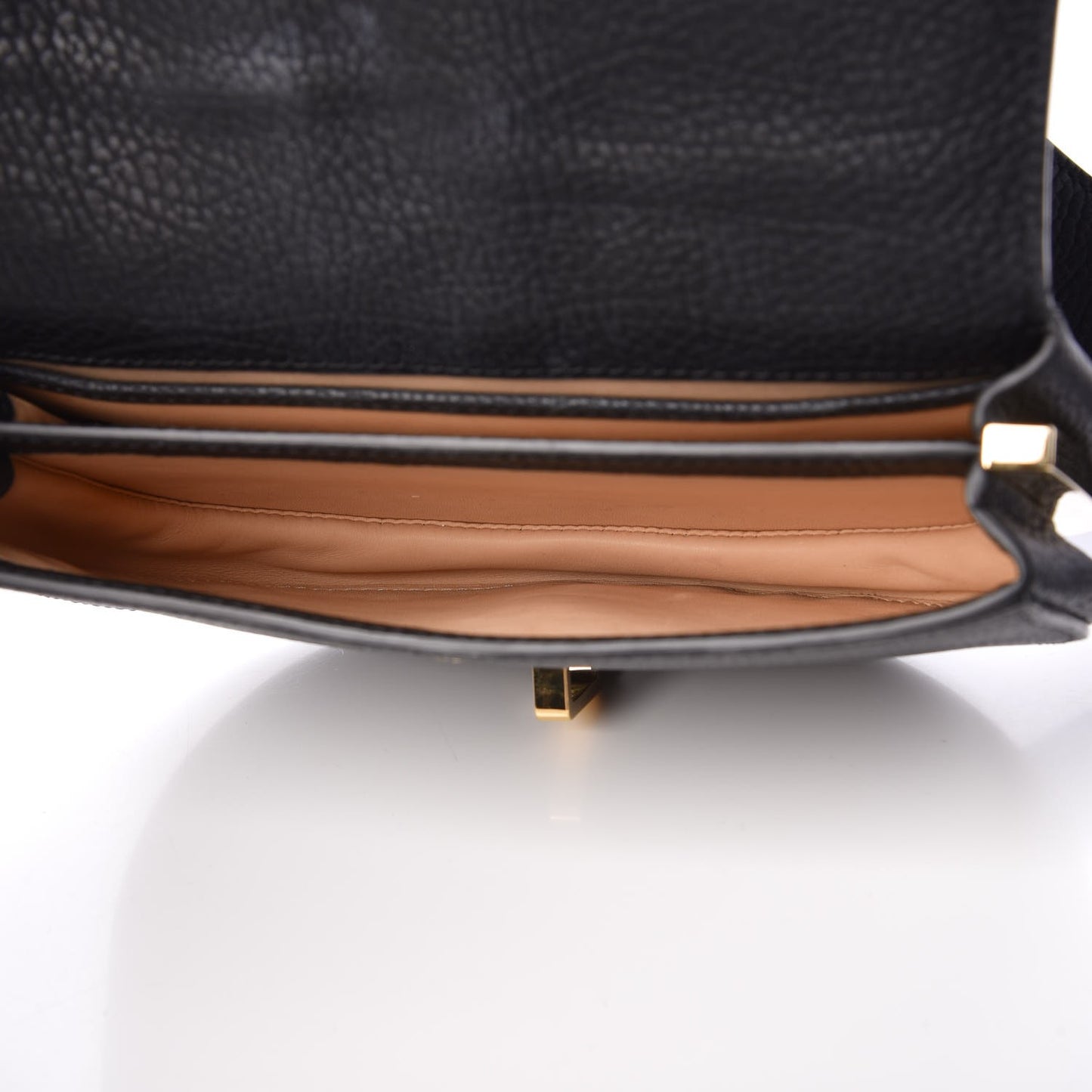 Crispy Calfskin Mini Le Mutin Saddle Bag Black