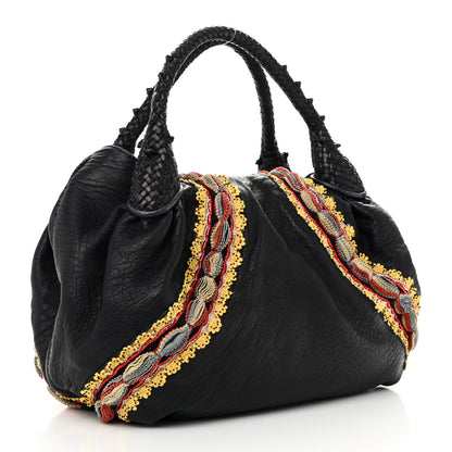 Fendi Nappa Embroidered Spy Purple Multicolor 3 of 9