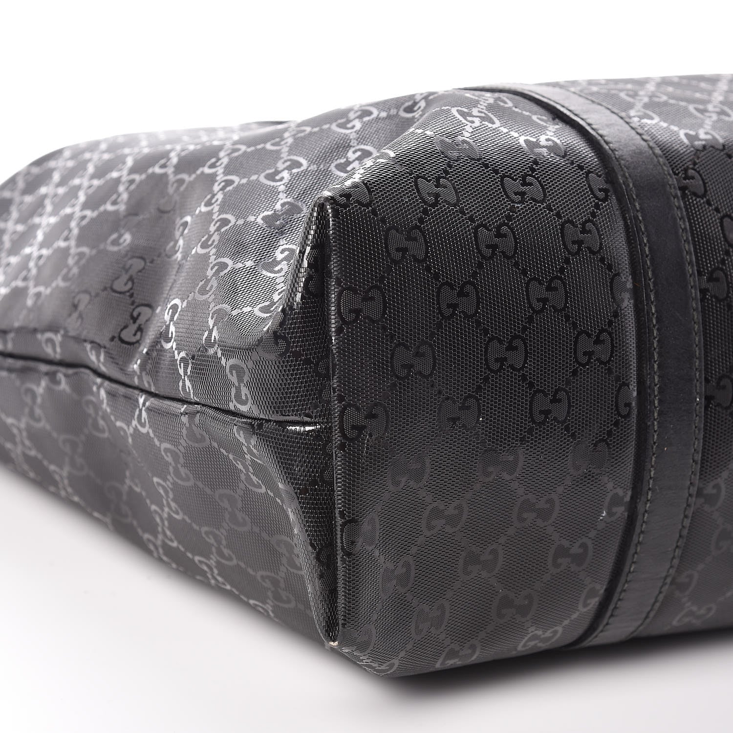Gucci Imprime Monogram Cuoio Canyon Joy Vertical Tote Black 5 of 10