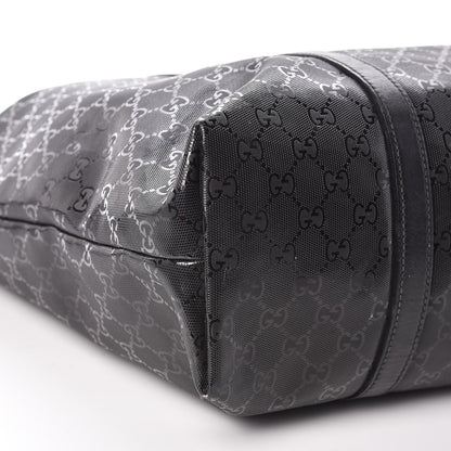 Gucci Imprime Monogram Cuoio Canyon Joy Vertical Tote Black 5 of 10