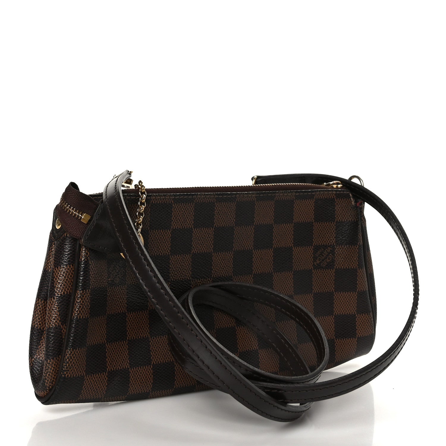 Louis Vuitton Damier Ebene Eva Clutch 3 of 9