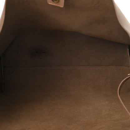 Saint Laurent Calfskin Large Shopping Tote Dark Beige 6 of 15