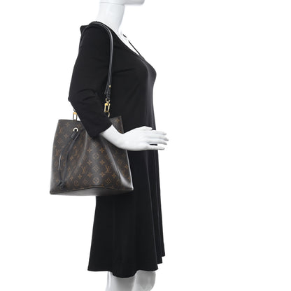 Louis Vuitton Monogram Neonoe MM Black 2 of 14
