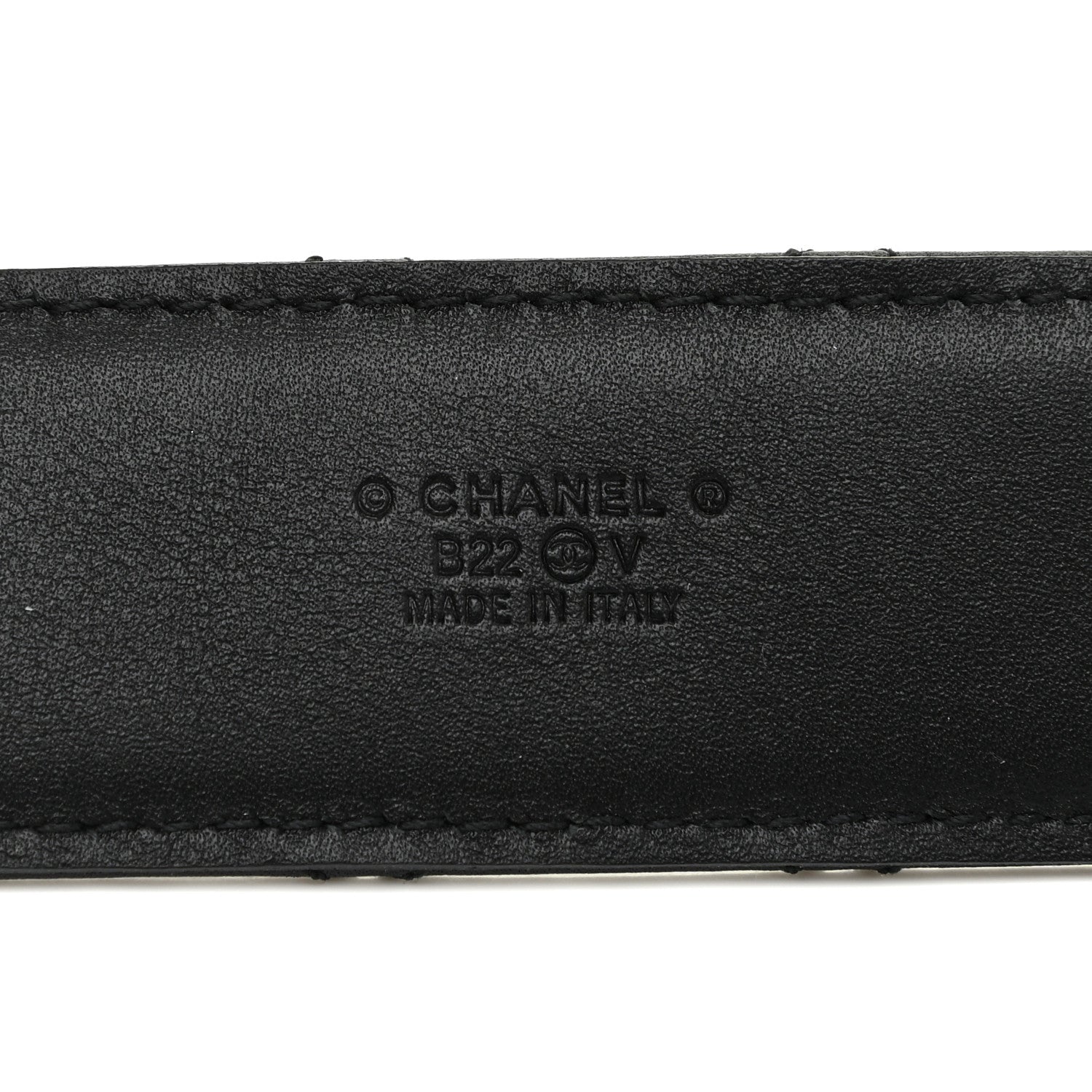 Chanel Lambskin Quilted CC Chain Belt 80 32 Black 3 of 9