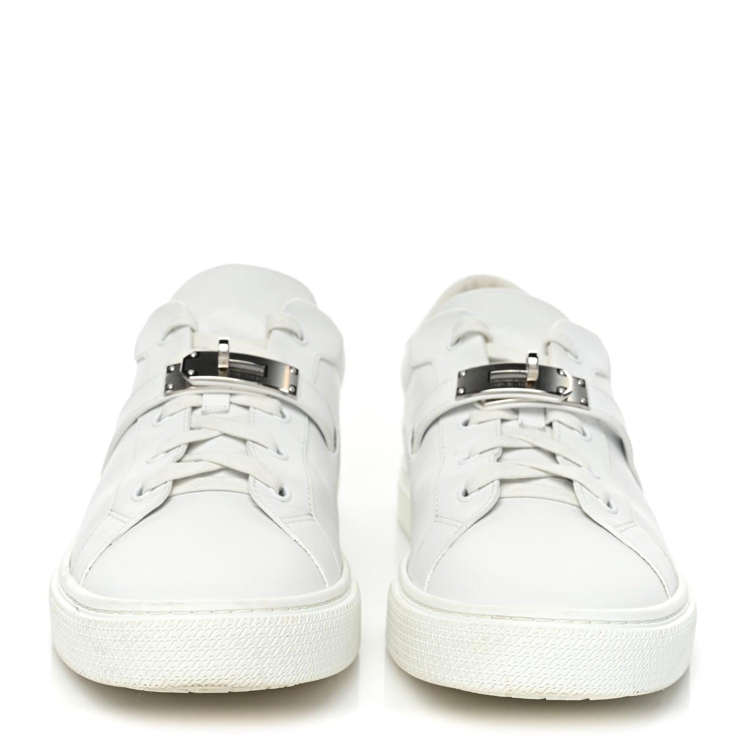 Calfskin Mens Day Sneakers 45 White