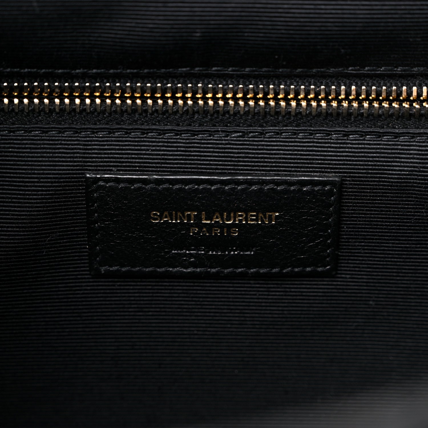 Saint Laurent Grain De Poudre Textured Mixed Matelasse Large Triquilt Monogram Satchel Black 7 of 16