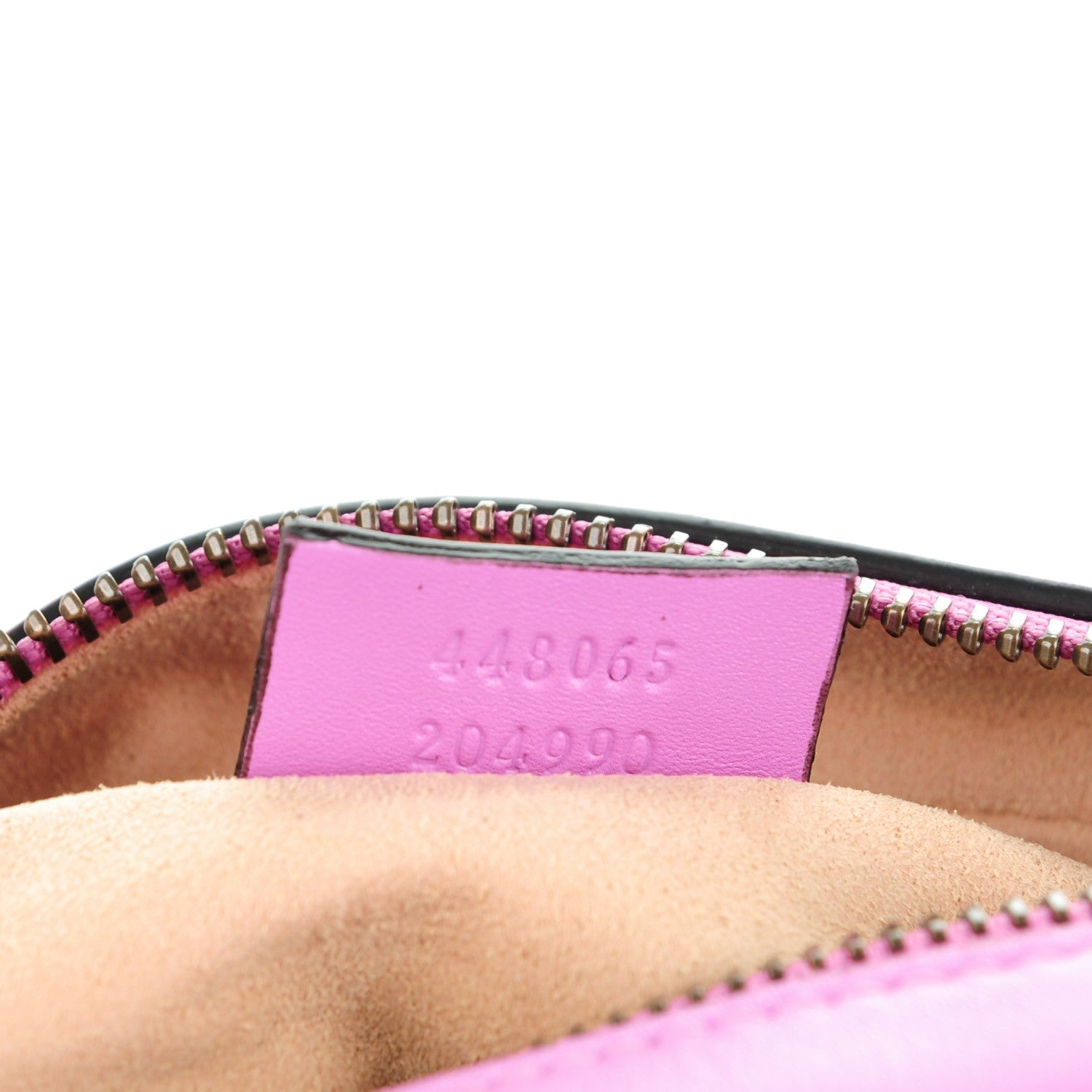 Gucci Calfskin Matelasse Mini GG Marmont Chain Shoulder Bag Candy Mousse 7 of 7