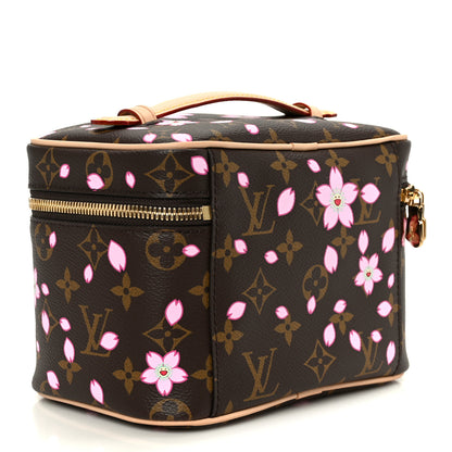 Louis Vuitton LV X TM Monogram Cherry Blossom Nice Mini Sakura Brown 3 of 9