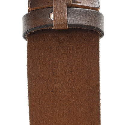 Gucci Faded Calfskin Double G 40mm Belt 85 34 Cuir 3 of 4