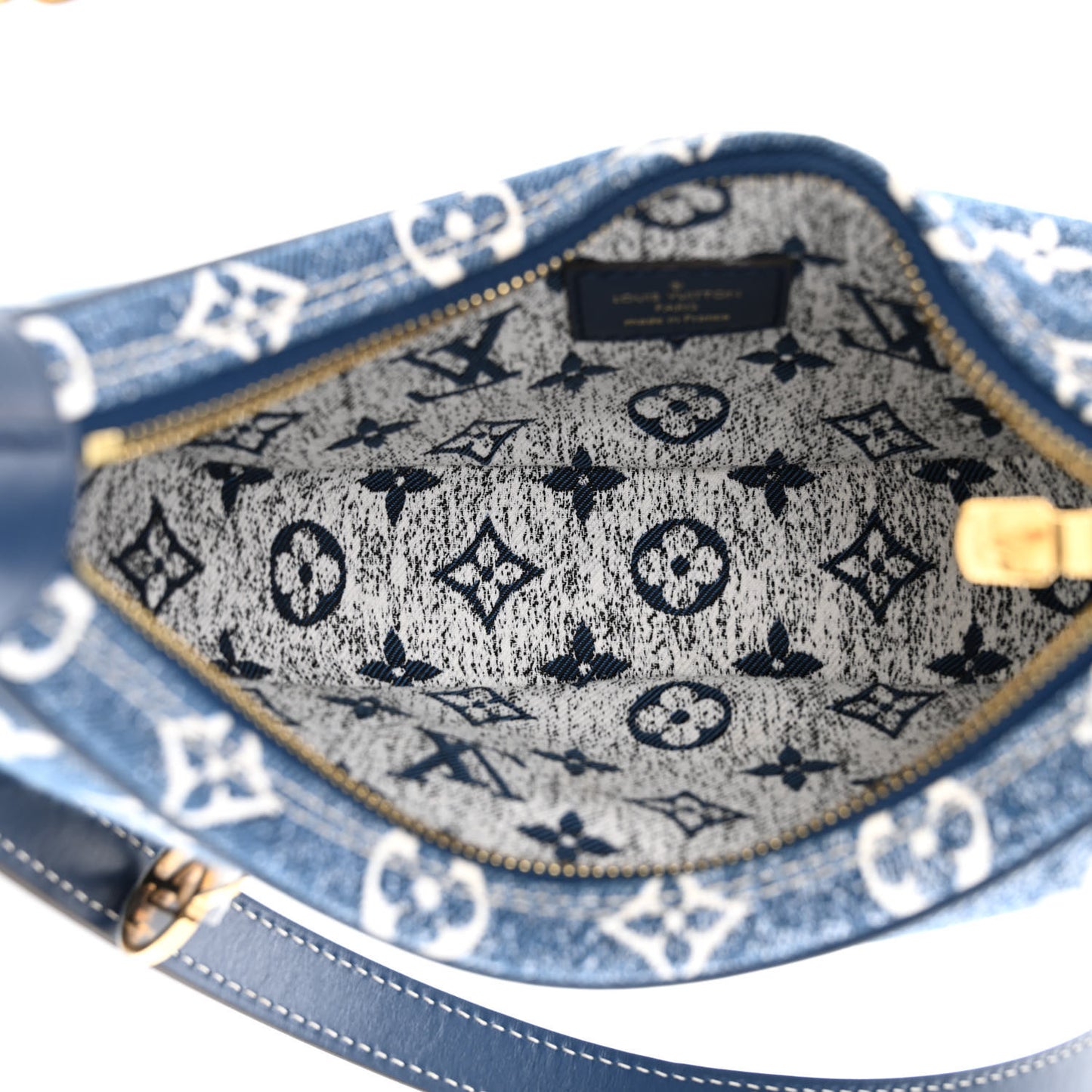 Monogram Jacquard Denim Loop Bleu