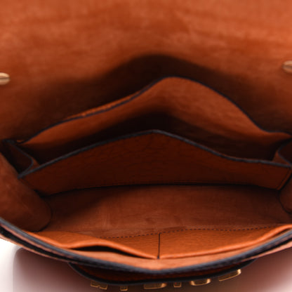 Christian Dior Canyon Grained Lambskin J'Adior Chain Flap Bag Orange 5 of 14