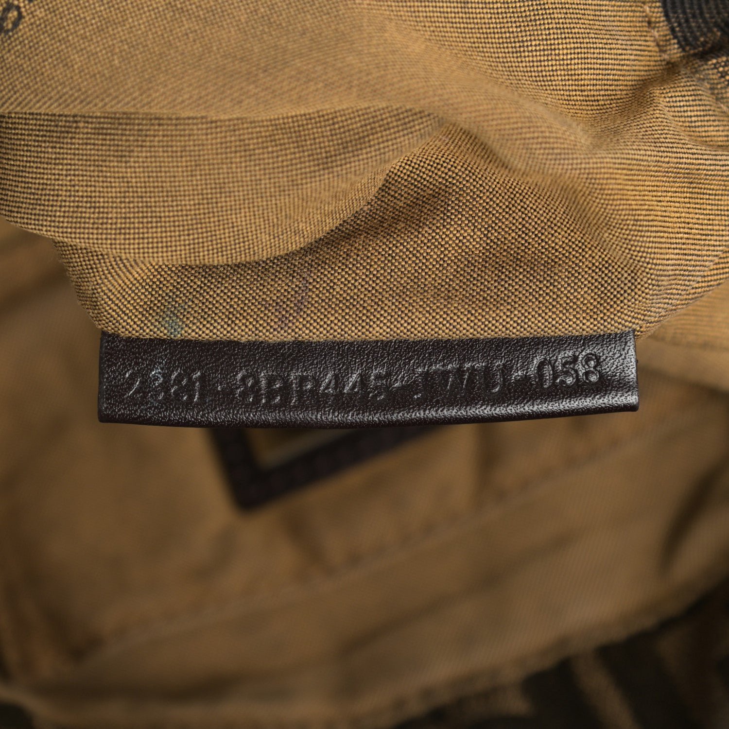 Fendi Zucca Small Chef Shoulder Bag Tobacco 7 of 16