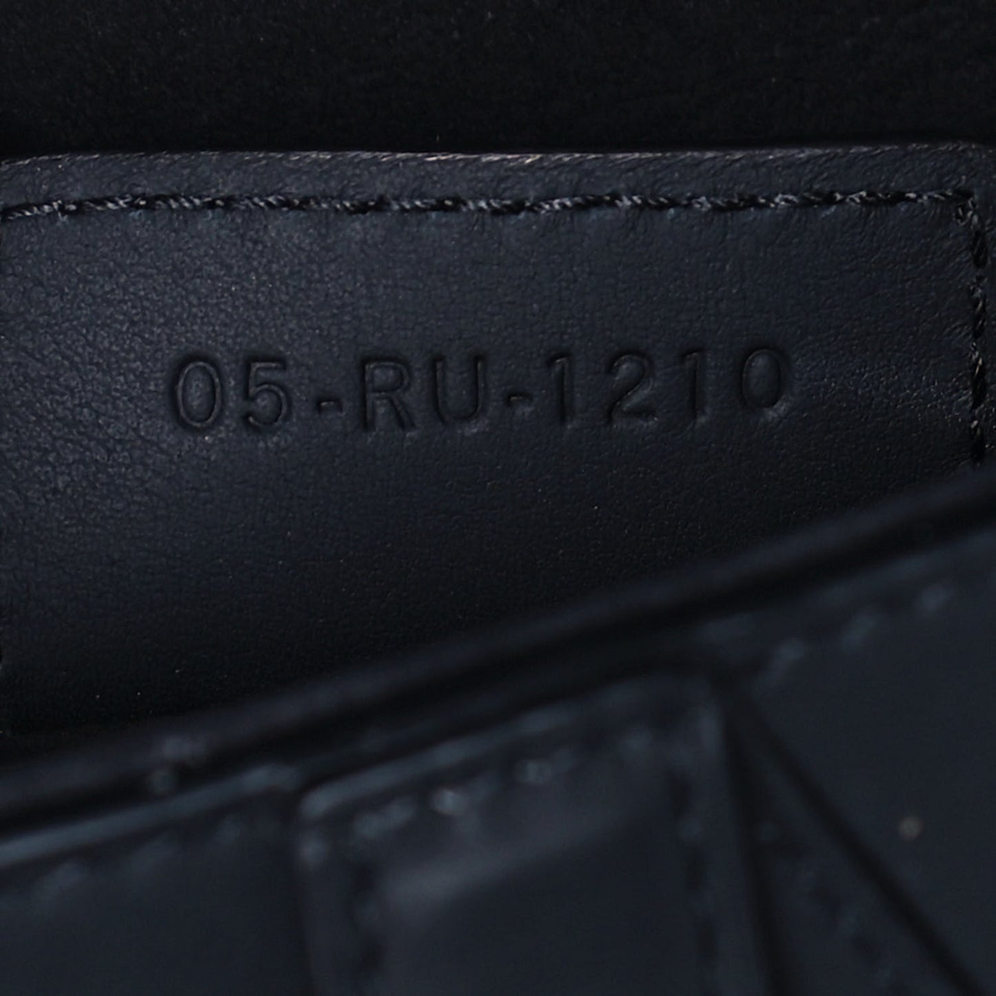 Ultra Matte Calfskin Saddle Bag Black
