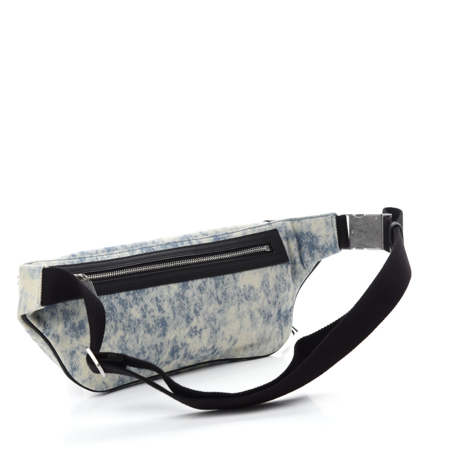Saint Laurent Denim Grunge Belt Bag Faded Blue 3 of 10