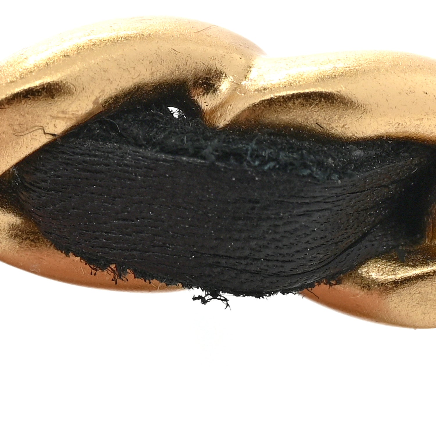 Chanel Lambskin Chain Camellia CC Brooch Black Gold 5 of 5