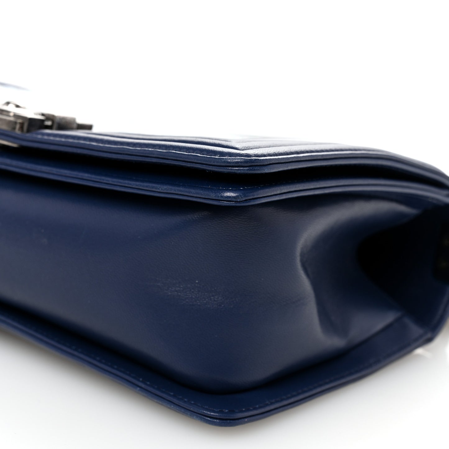 Lambskin Tile Medium Mosaic Boy Flap Navy Multicolor Navy Multicolor
