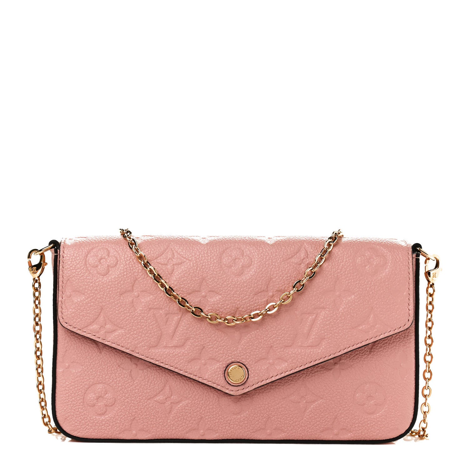 Louis Vuitton Empreinte Pochette Felicie Chain Wallet Rose Poudre 3 of 11