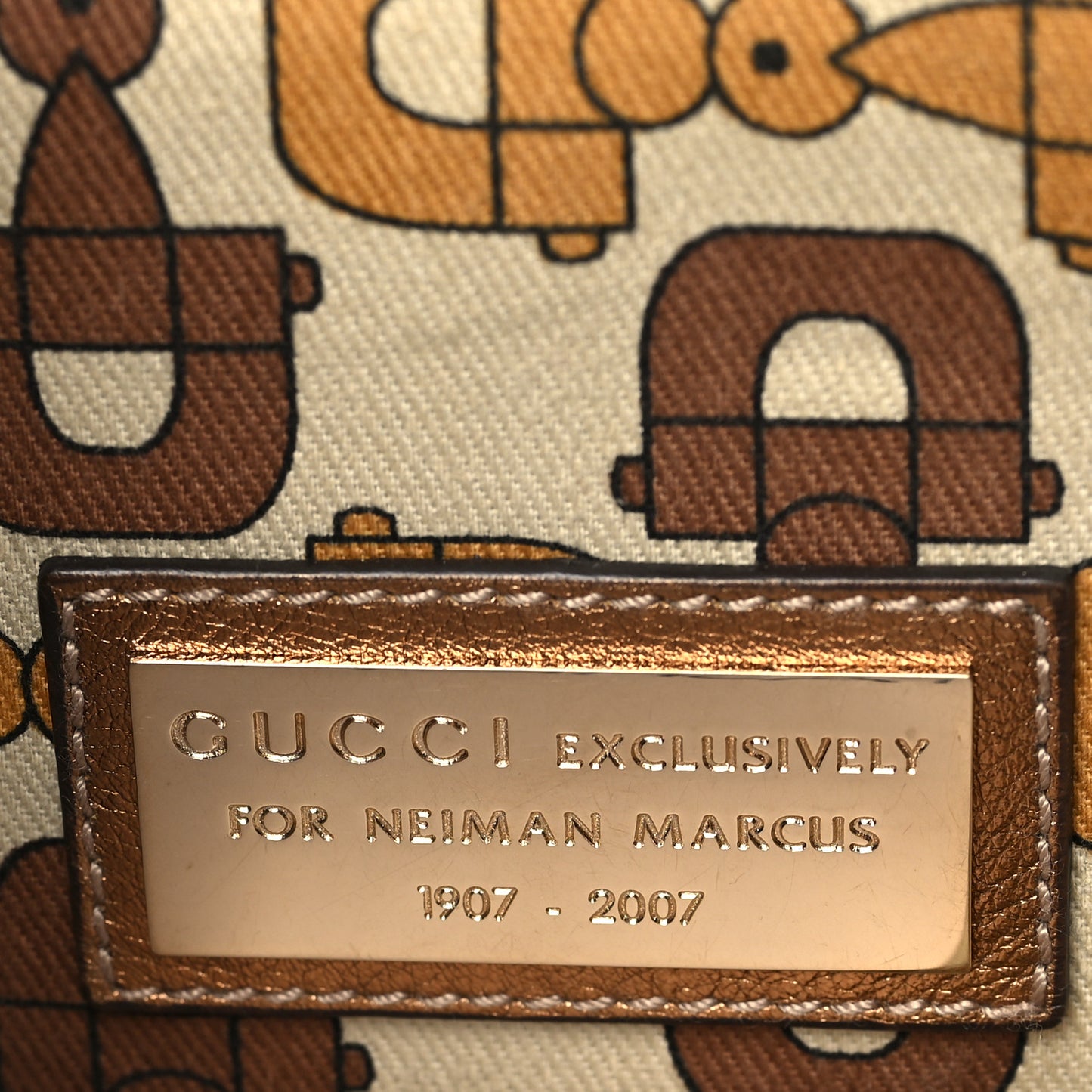 Metallic Guccissima Medium Britt Tote Gold