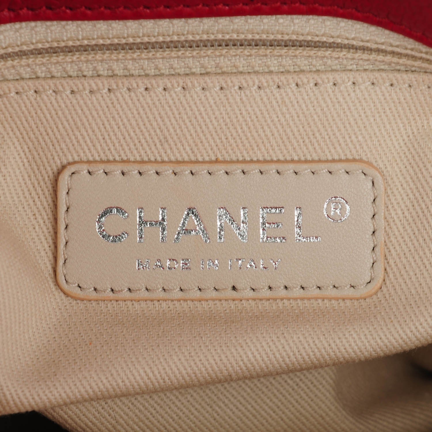Chanel Caviar Timeless CC Shopping Tote Rouge 6 of 8