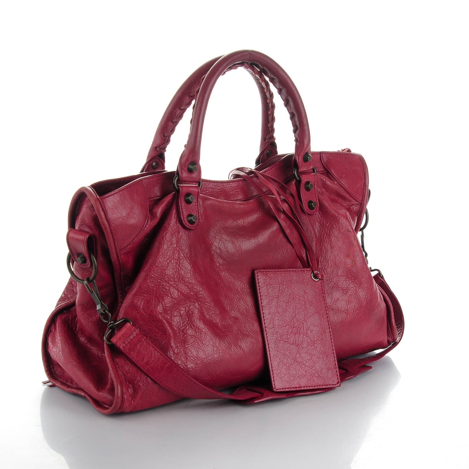 Balenciaga Agneau Classic Hardware City Cassis 4 of 10