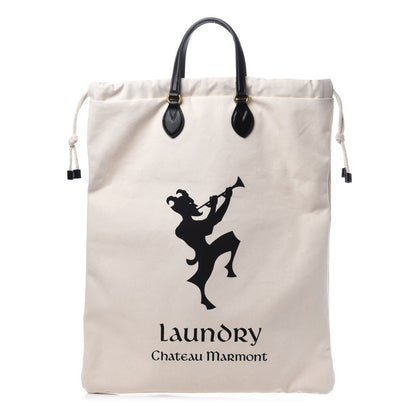 Gucci Canvas Chateau Marmont Drawstring Tote Beige 1 of 9