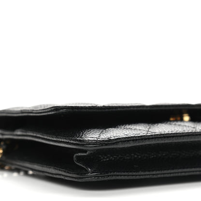 Chanel Caviar Quilted Wallet On Chain WOC Black 5 of 11