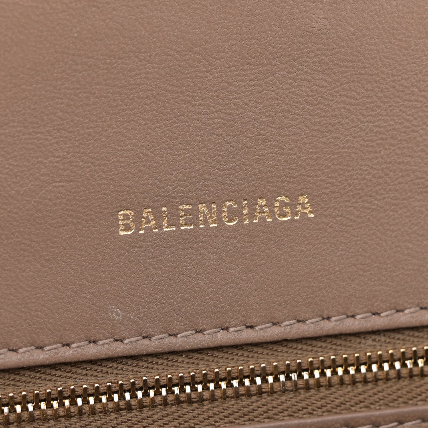 Balenciaga Coated Canvas BB Monogram Allover Logo Small Hourglass Top Handle Bag Beige Brown White 6 of 15