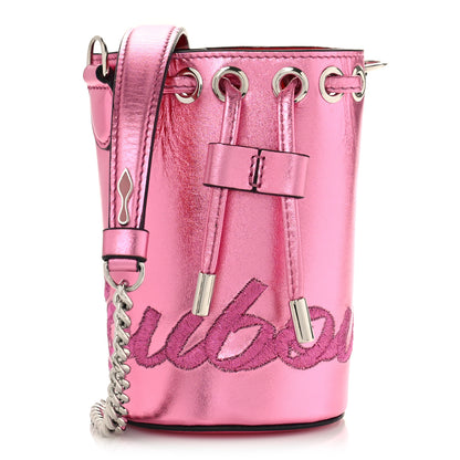 Christian Louboutin Metallic Calfskin Mary Jane Bucket Confettis 1 of 9