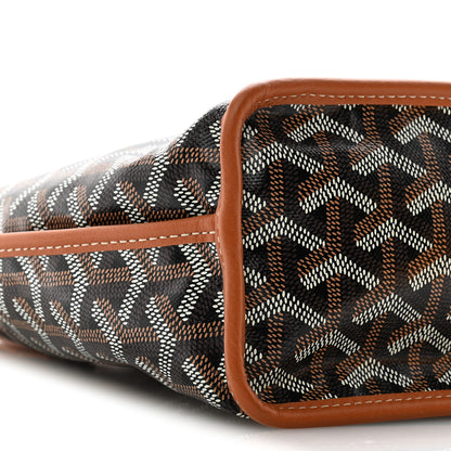 Goyard Goyardine Reversible Mini Anjou Black Gold 11 of 12