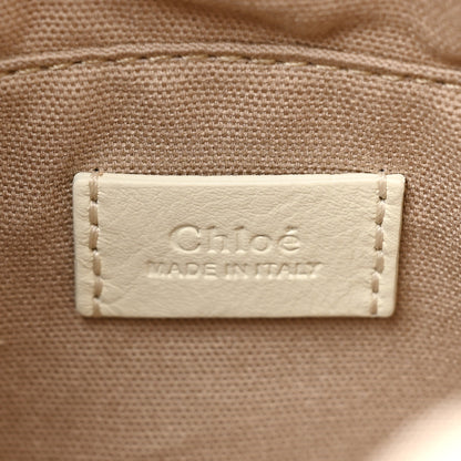 Chloe Smooth Calfskin Mini Roy Bucket Bag Natural White 6 of 10