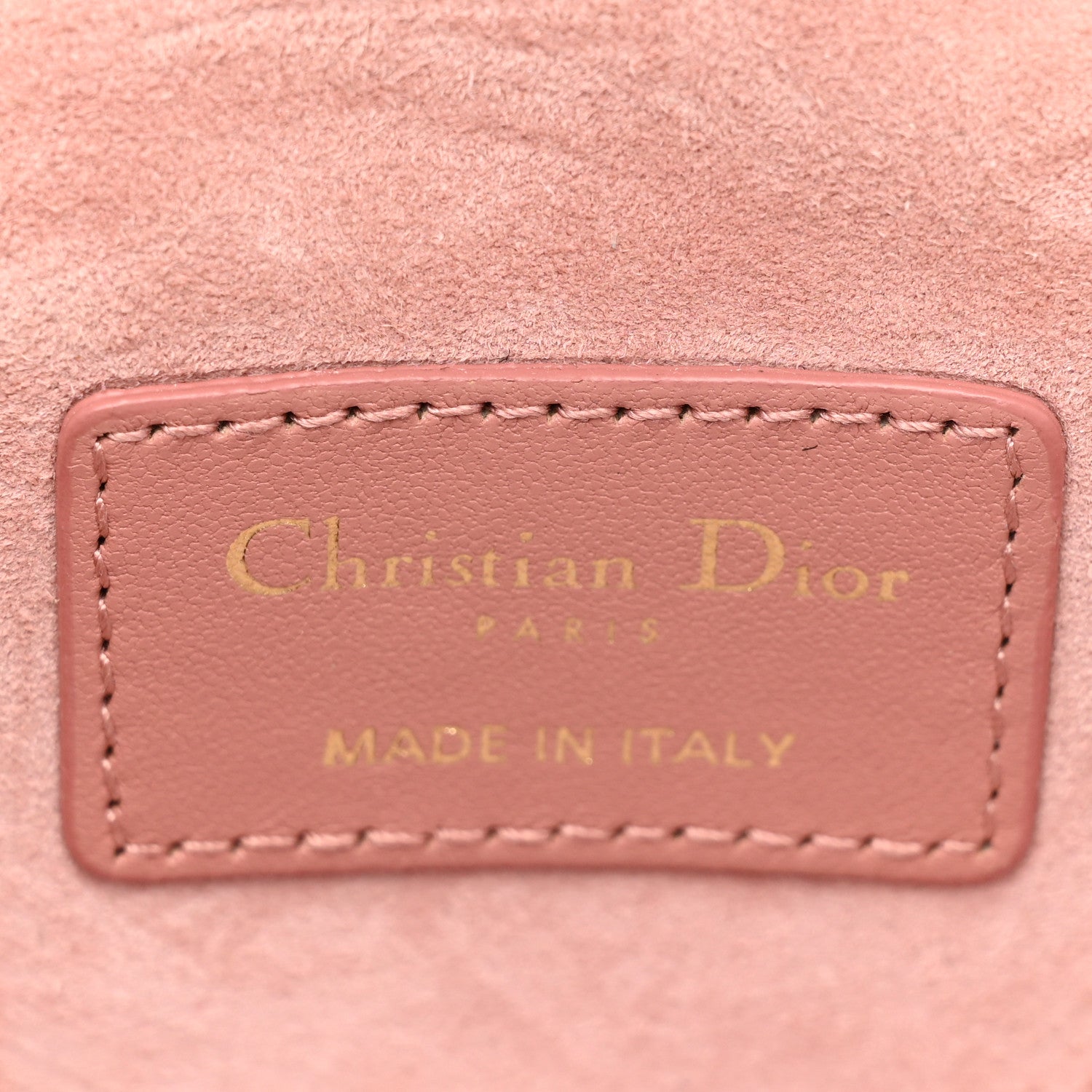 Christian Dior Lambskin Cannage Micro Vanity Case 6 of 15