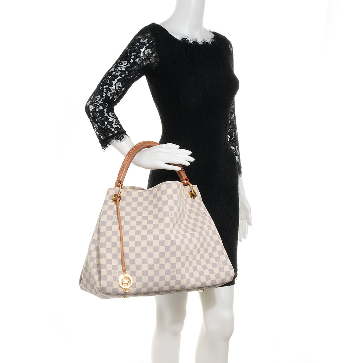 Louis Vuitton Damier Azur Artsy MM 2 of 8