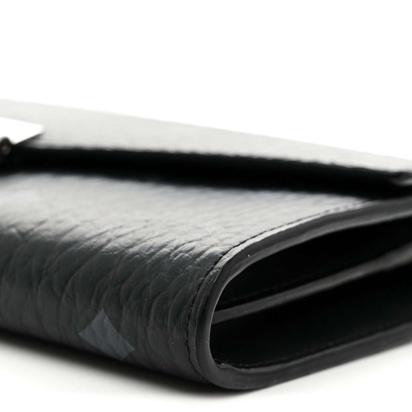 Visetos Large Patricia Wallet On Chain Black