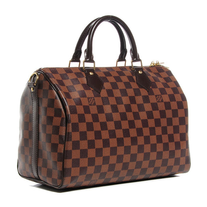 Louis Vuitton Damier Ebene Speedy Bandouliere 30 2 of 8