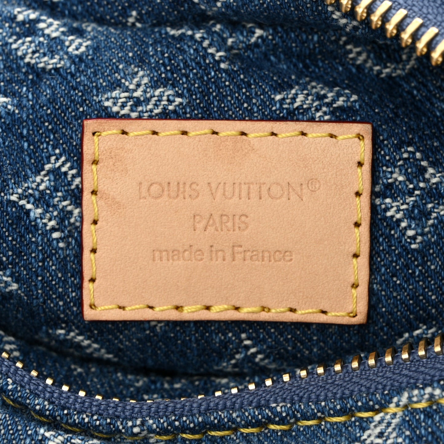 Monogram Denim Pochette Valley Blue