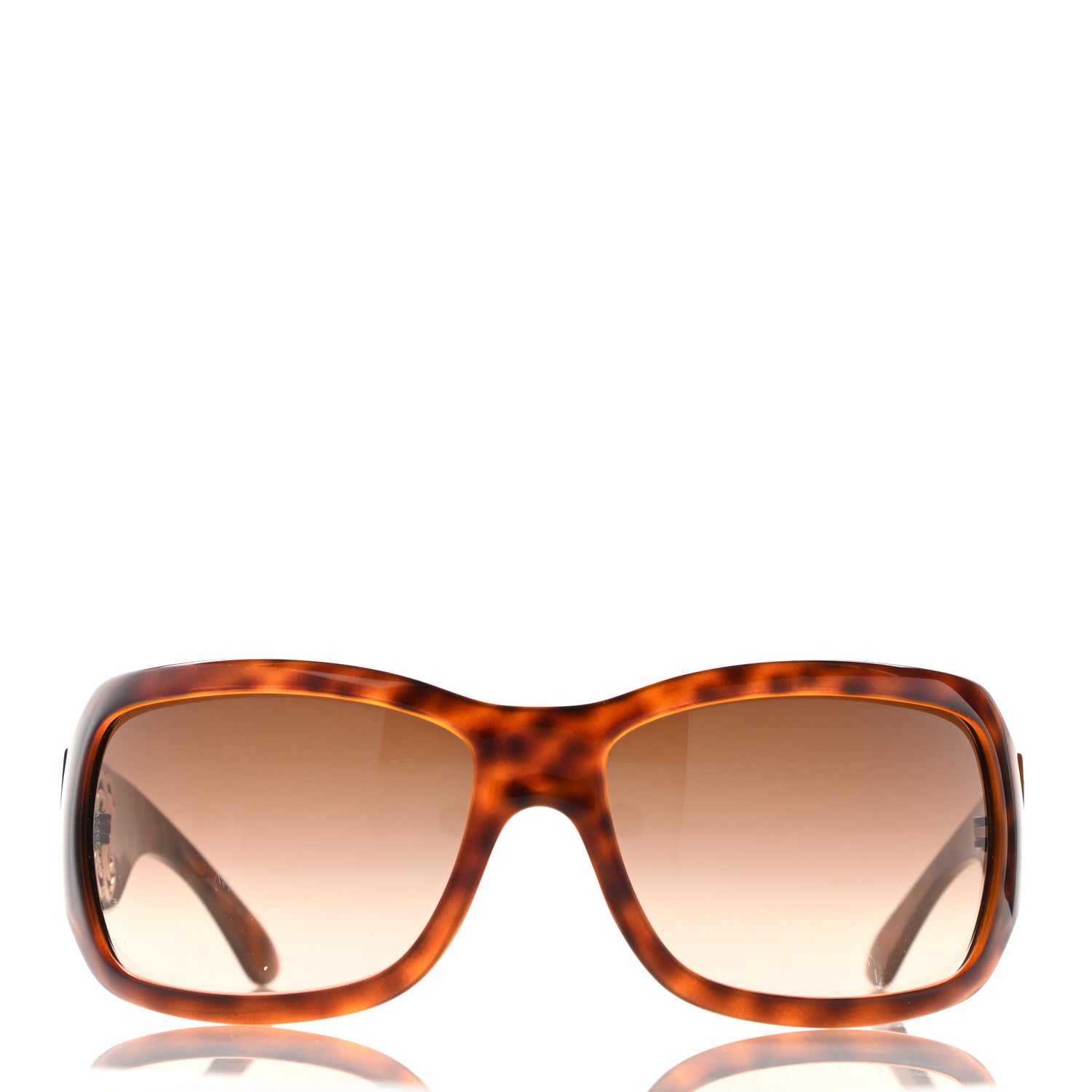 Chanel Acetate CC Sunglasses Tortoise 2 of 6