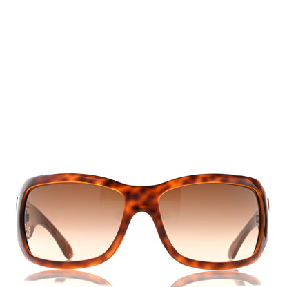 Chanel Acetate CC Sunglasses Tortoise 2 of 6