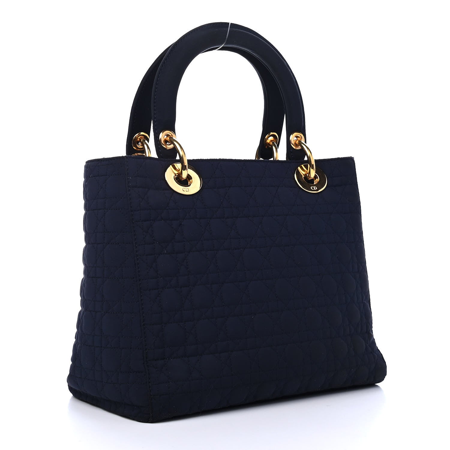 Christian Dior Nylon Cannage Medium Lady Dior Navy Blue 2 of 4