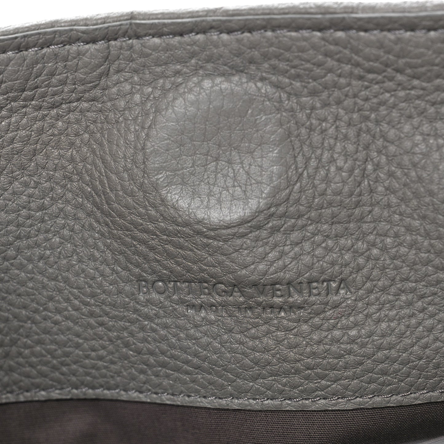 Nappa Intrecciato Parachute Bag Grey