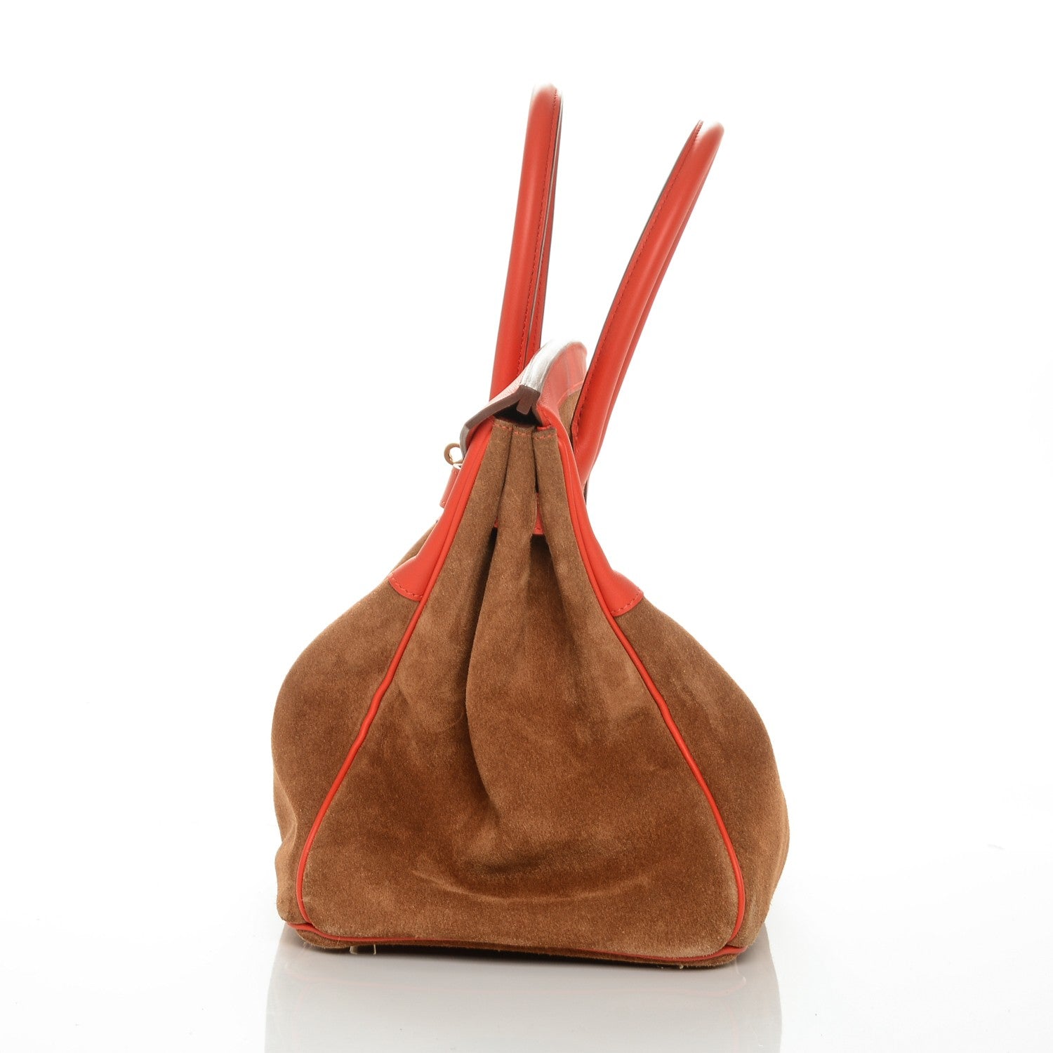 Hermes Veau Doblis Swift Grizzly Birkin 35 Chamois Capucine 29 of 29