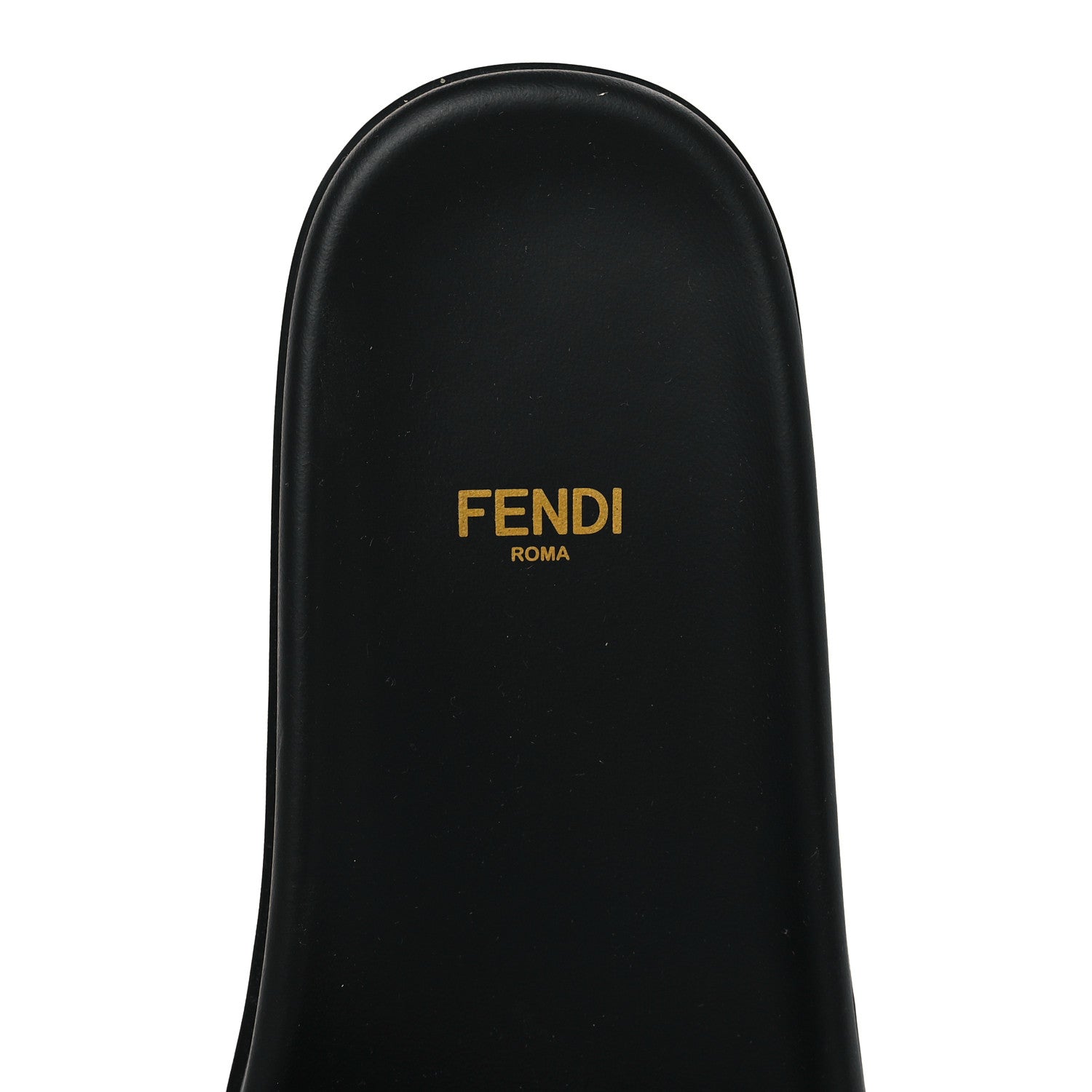 Fendi Satin FF Fendi Feel Slide Sandals 39 Tobacco Black 21 of 21