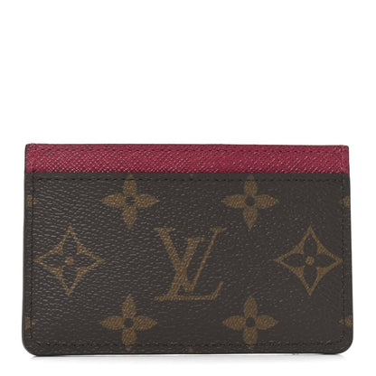 Louis Vuitton Monogram Card Holder Fuchsia 1 of 7