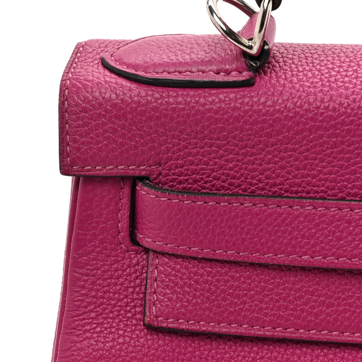 Hermes Togo Kelly Retourne 28 Rose Pourpre 13 of 18