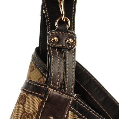 Gucci Monogram Large Wave Hobo Dark Brown 9 of 9
