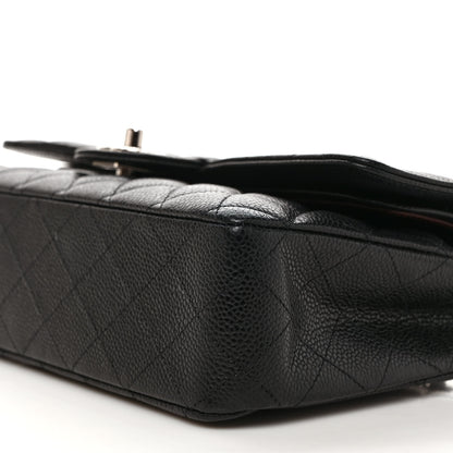 Chanel Caviar Quilted Medium Double Flap Black 9 of 10