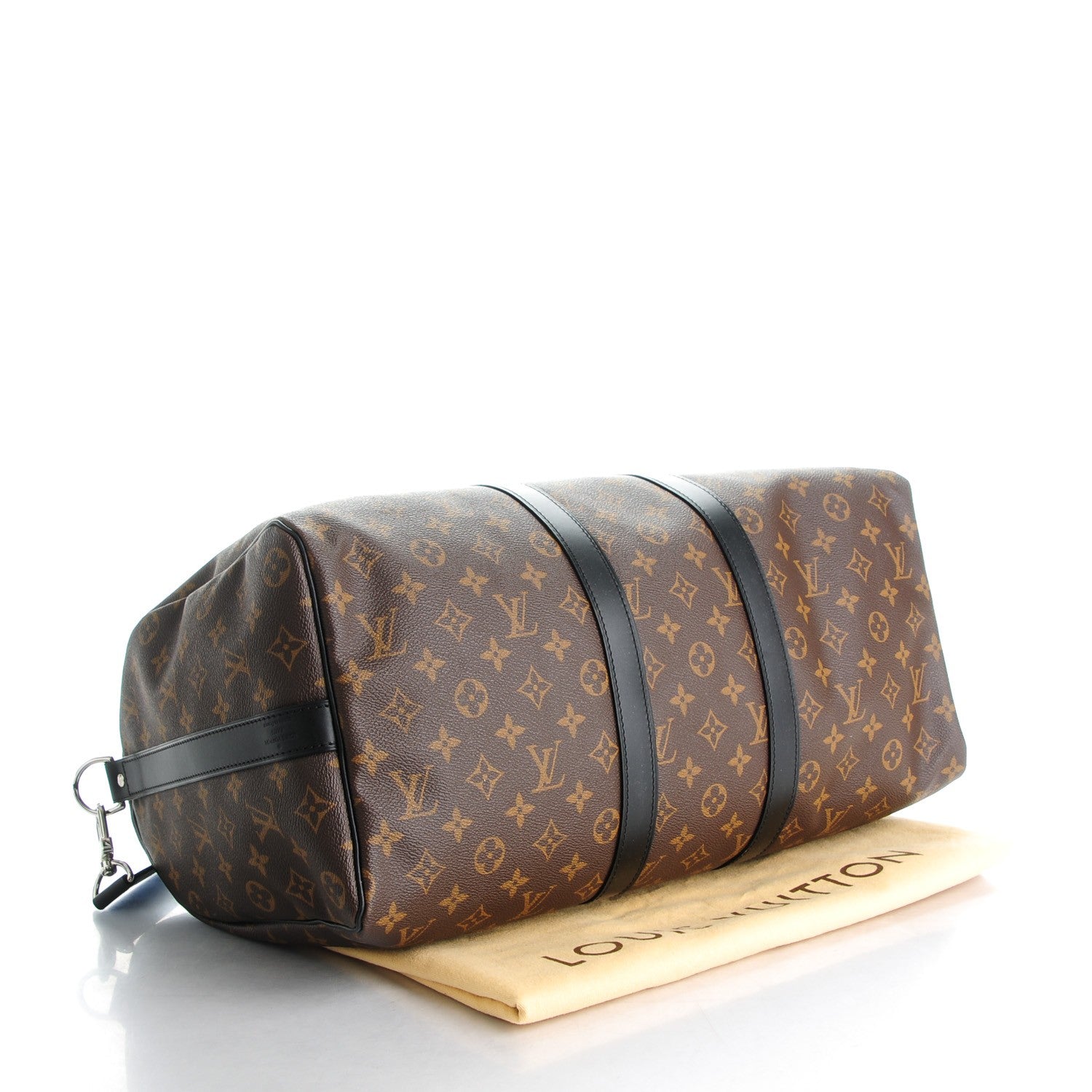 Louis Vuitton Monogram Macassar Keepall Bandouliere 45 4 of 7