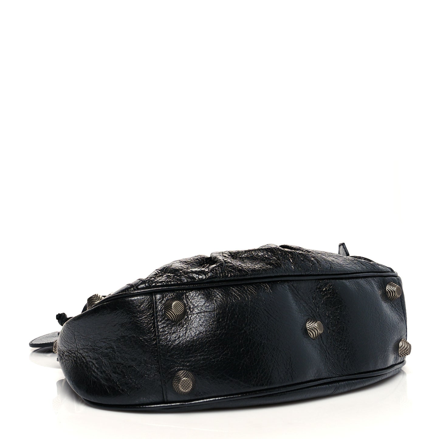 Agneau Arena Small Le Cagole Shoulder Bag Black